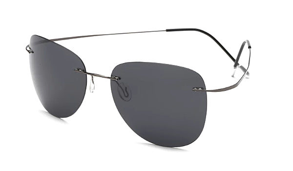 Classy Men Black Lightweight Aviator Sunglasses - Classy Men Collection