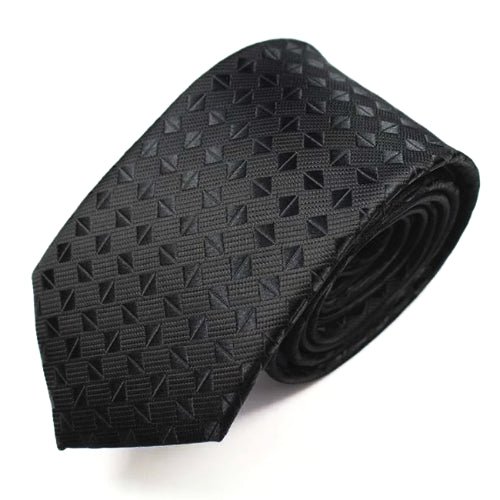 Classy Men Black Luxury Silk Narrow Tie - Classy Men Collection