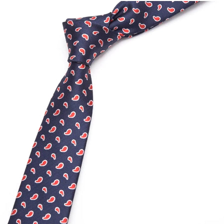 Classy Men Chili Pattern Skinny Tie - Classy Men Collection