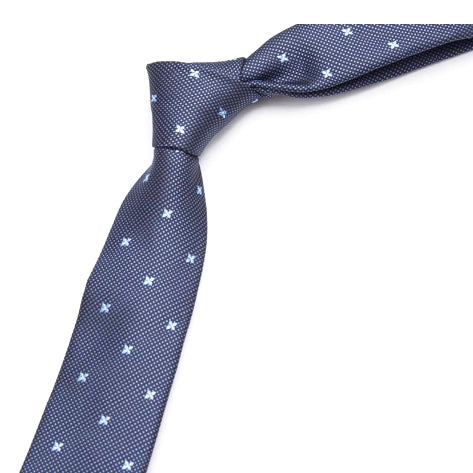 Classy Men Blue Blossom Skinny Tie - Classy Men Collection