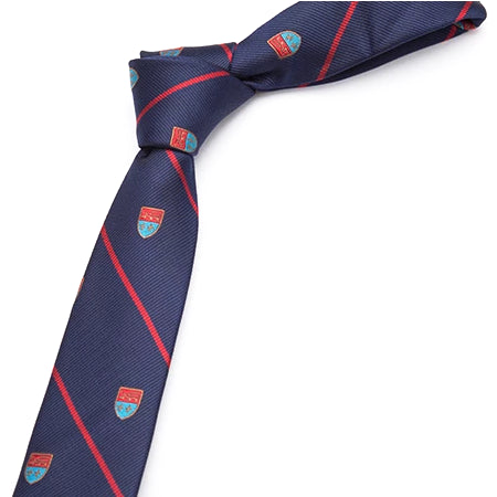 Cravatta skinny fantasia a righe da uomo di classe