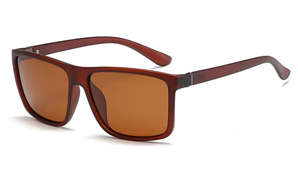 Classy Men Brown Square Sunglasses - Classy Men Collection