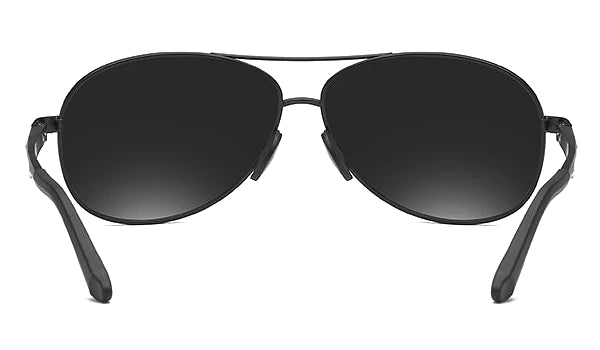Classy Men All Black Polarized Pilot Sunglasses - Classy Men Collection