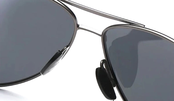 Classy Men Black Polarized Pilot Sunglasses - Classy Men Collection