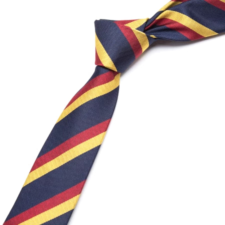 Classy Men Blue Red Yellow Skinny Tie - Classy Men Collection