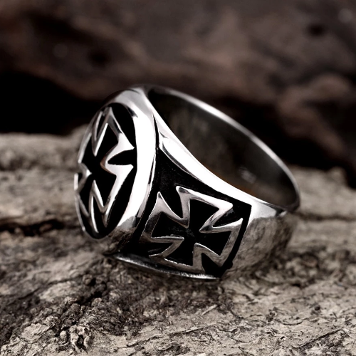 Cross Ringer Classy Stainless Steel Cross Ring For Men | Classy Men Collection