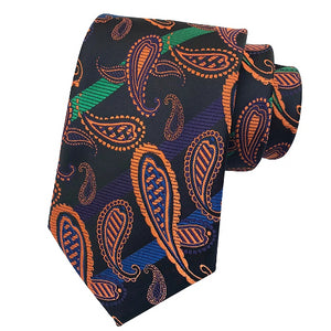 Classy Men Colorful Paisley Silk Tie - Classy Men Collection