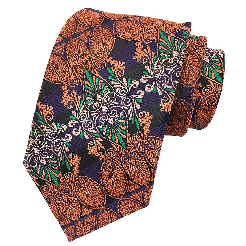 Classy Men Colorful Brocade Silk Tie - Classy Men Collection