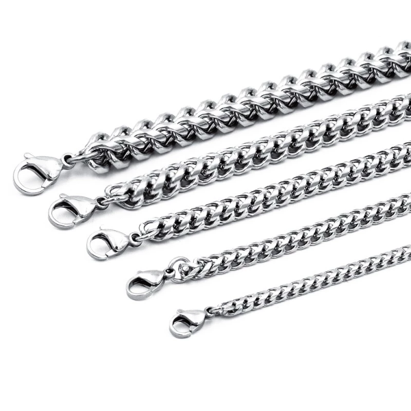 NKlaus 925 Catena d'argento sterling PANZER CHAIN 60cm catena reale 2 NKlaus 925 Catena d'argento sterling PANZER CHAIN 60cm catena reale 2