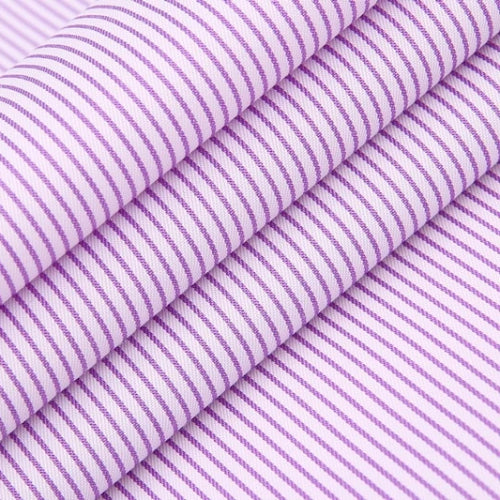 Light Purple Striped Dress Shirt | Modern Fit | Sizes 38-48