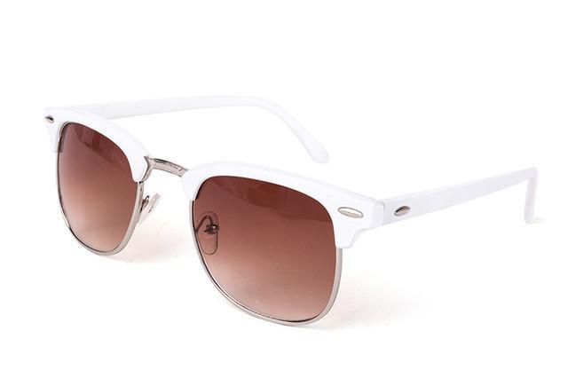 Classy Men Sunglasses White/Brown - Classy Men Collection