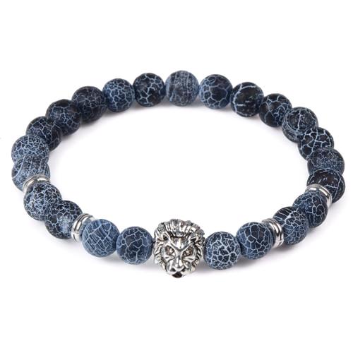 Classy Men Blue Lion Bracelet - 2 Styles - Classy Men Collection