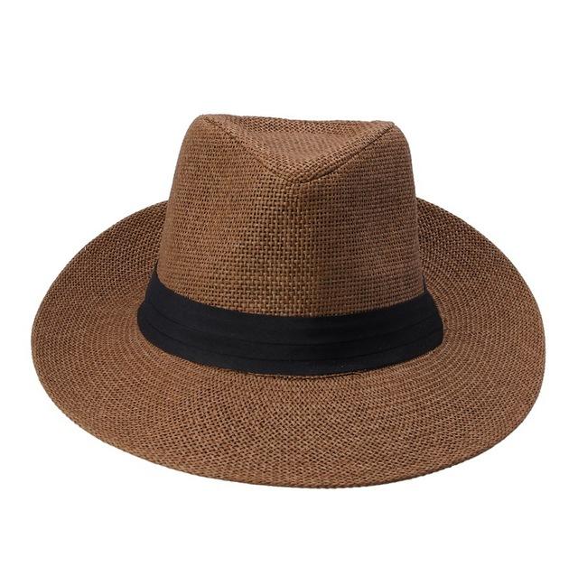 Classy Men Panama Hat Dark Coffee - Classy Men Collection
