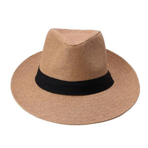 Classy Men Panama Hat Light Coffee - Classy Men Collection