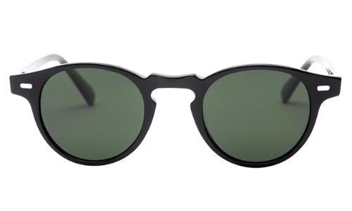 Classy Men Sunglasses Retro Black/Green - Classy Men Collection