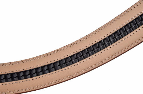 Classy Men Brown Leather Dress Belt - Classy Men Collection