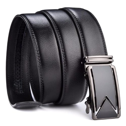 Men's Black Leather Dress Belt | Classy Men Collection Men's Black Leather Dress Belt | Classy Men Collection