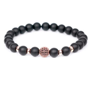 Classy Men Bracelet Matte Rose Gold - Classy Men Collection