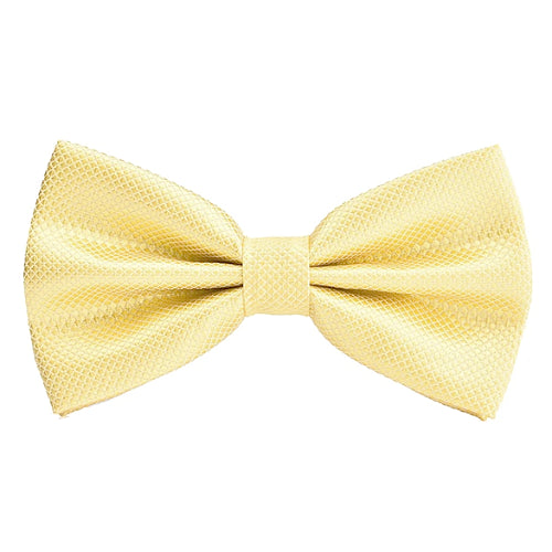 Classy Men Yellow Deluxe Pre-Tied Bow Tie