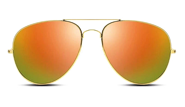 Classy Men Sunglasses Aviator Orange - Classy Men Collection
