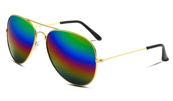 Classy Men Sunglasses Aviator Rainbow - Classy Men Collection