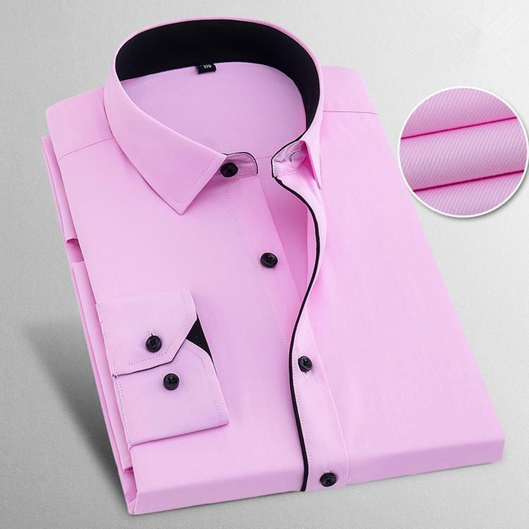 Formal Pink Dress Shirt | Modern Fit | Sizes 38-48 - Classy Men Collection