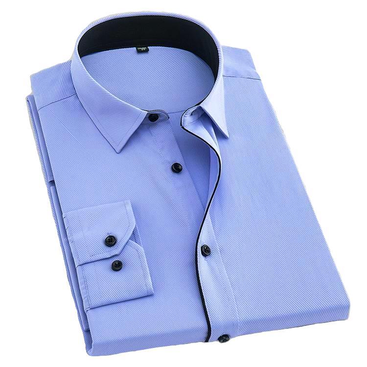 Formal Blue Dress Shirt | Modern Fit | Sizes 38-48 - Classy Men Collection