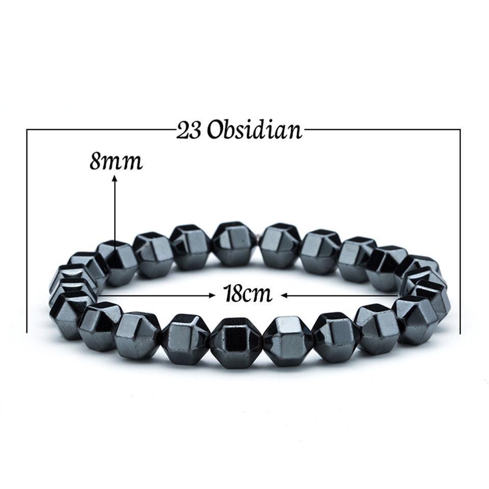 Classy Men Obsidian Stone Bracelet - Classy Men Collection