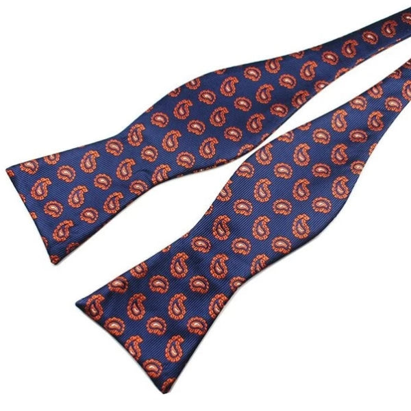 Classy Men Fire Droplet Silk Self-Tie Bow Tie - Classy Men Collection