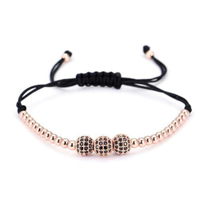 Classy Men Bracelet Triple Rose Gold - Classy Men Collection