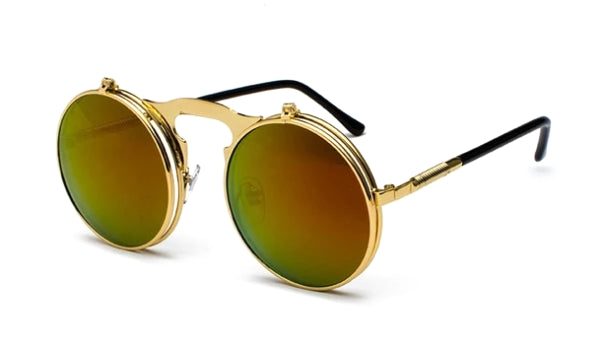 Mirrored Flip-Up Sunglasses | Classy Men Collection