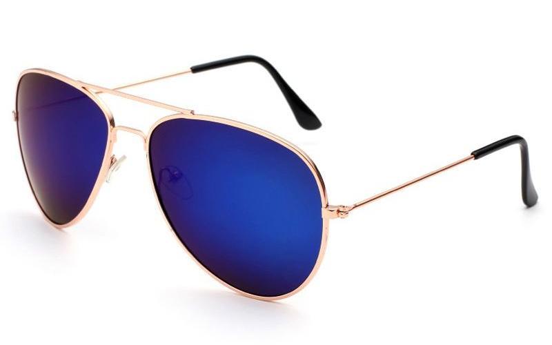 Classy Men Sunglasses Aviator Blue Gold - Classy Men Collection
