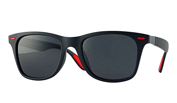 Black & Red Polarized Beach Sunglasses for Men | Classy Men Collection