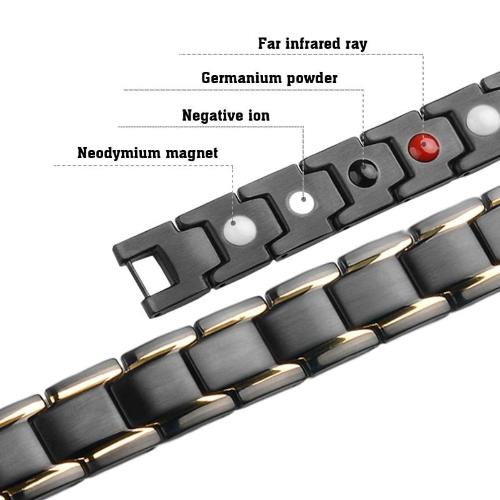 N+NITROLUBE NNITROLUBE Magnetic Bracelet for Men Three Rows India | Ubuy