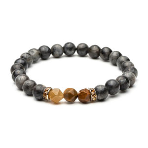 Classy Men Elegant Brown Stone Bracelet - Classy Men Collection