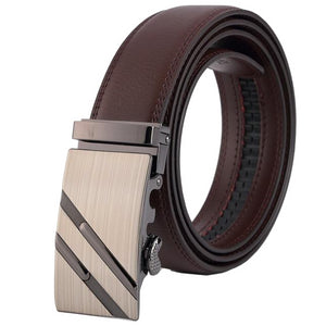 Classy Men Brown Leather Suit Belt - Classy Men Collection
