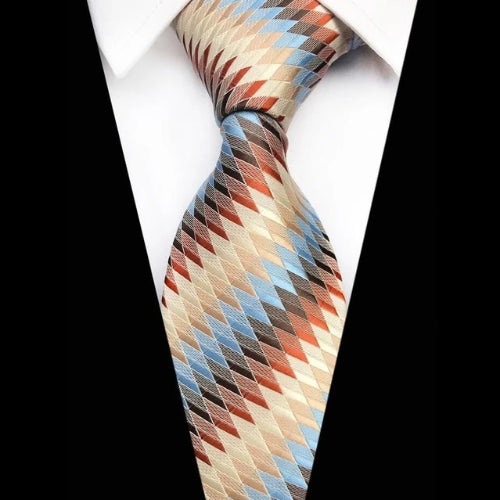 Classy Men Zigzag Silk Tie