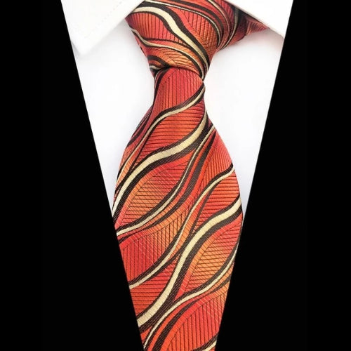Classy Men Fire Flame Silk Tie - Classy Men Collection