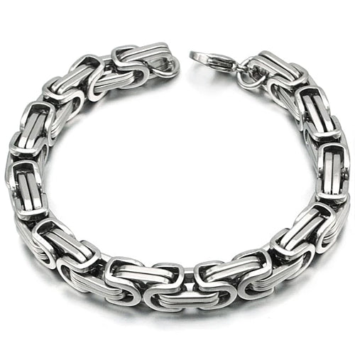 Classy Men Designer Silver Chain Bracelet - Classy Men Collection