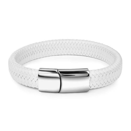 10kt White Gold Mens Round Diamond Rectangle Link Fashion Bracelet 1 Cttw |  eBay