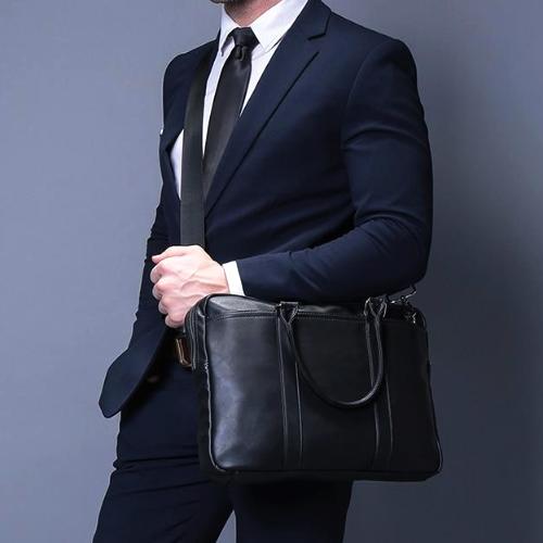 Classy Men Black Briefcase - Classy Men Collection