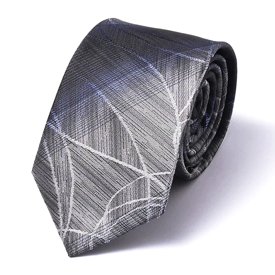 Cravatta skinny in seta multidimensionale da uomo di classe