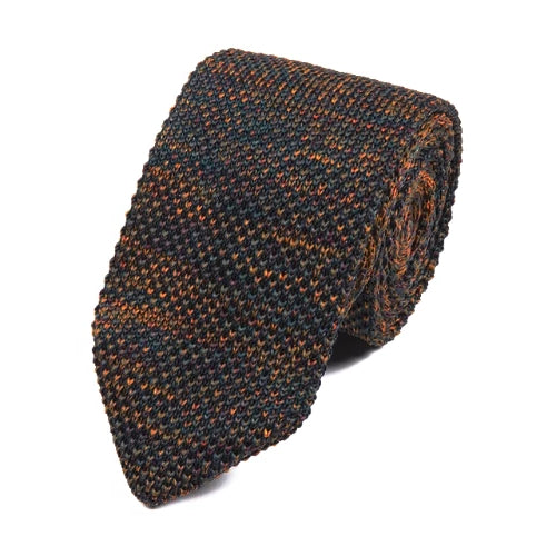 Classy Men Multicolor Knitted Tie
