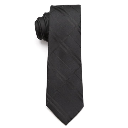 Classy Men Black Elegant Skinny Tie - Classy Men Collection