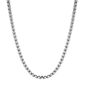 Collana da uomo di classe con catena in argento da 5 mm